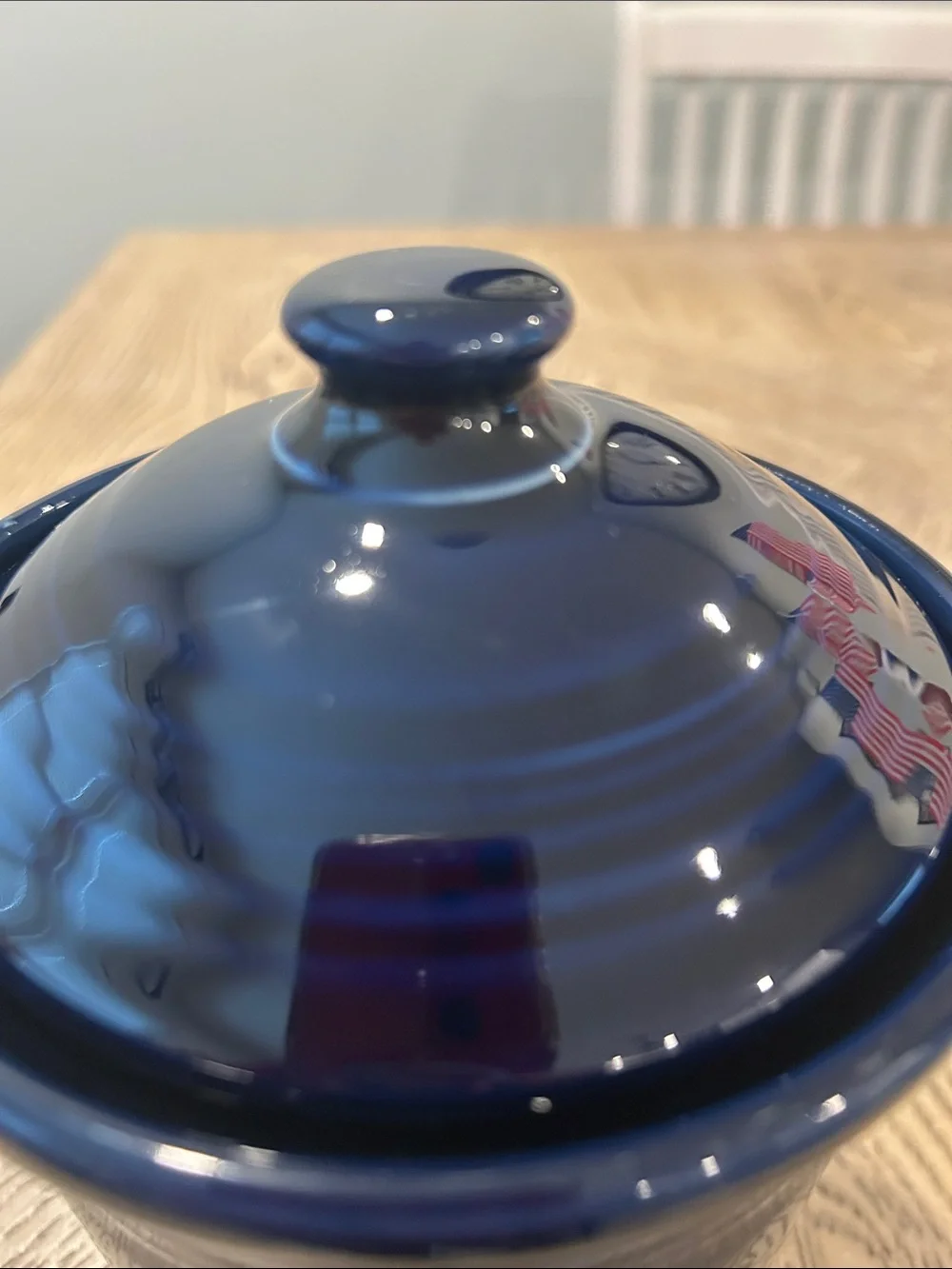 Fiesta Cobalt Blue Ceramic Lidded Canister